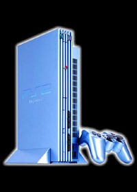 PlayStation 2 Console Aqua Blue