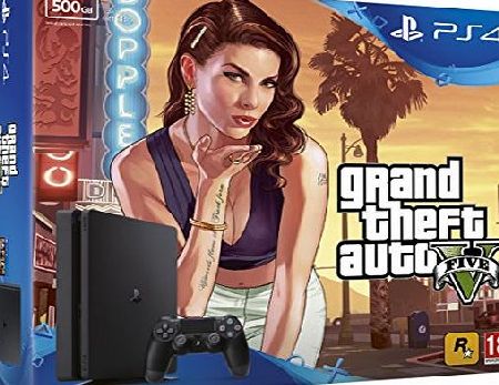 Sony PlayStation 4 500GB GTA V Bundle