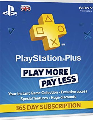 Sony PlayStation Plus - 365 Day Subscription