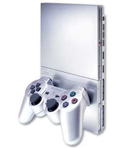 PS2 Console Silver