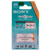 sony Rechargeable 2 x AAA 800mAh Battery Cycle