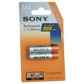 sony Rechargeable 2 x AAA 900mAh Battery Blister