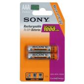 sony Rechargeable 2x AAA 1000mAh Battery Blister