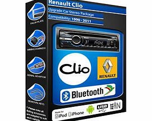 Renault Clio car stereo CD player Bluetooth Handsfree kit with Front USB AUX in iPod iPhone