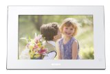 Sony DPFV900 9` White Digital Photo Frame - Bluetooth Ready With 512MB Internal Memory