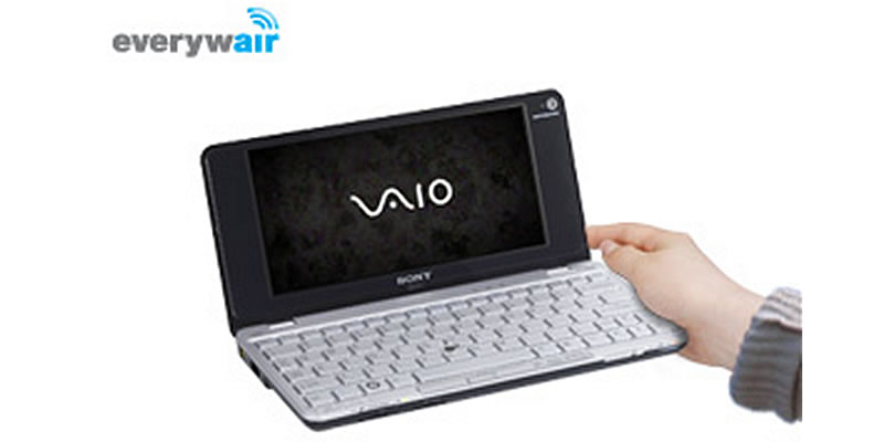 Sony VAIO VGN-P11Z/Q P Series Netbook in Black -