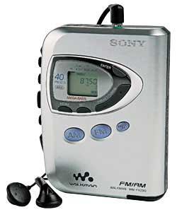 Sony WMFX290 Cassette and Radio Walkman