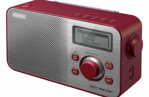 XDRS60 DAB/DAB+/FM Compact Retro Style Digital Radio - Red