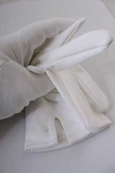 Sophos Mens White Dress Gloves