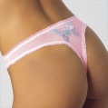 pack of three butterfly studded thongs