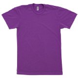 American Apparel - Poly-Cotton Short Sleeve Crew Neck, Orchid, M