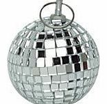 Brand New Soundlab Silver 50 mm Lightweight Mirror Ball Disco Party DJ Light FX