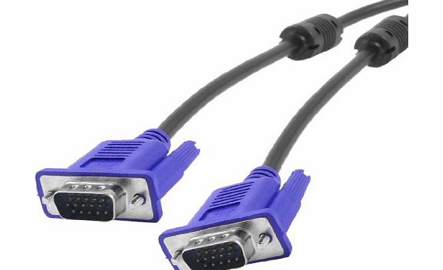 Sourcingmap 3 Meter VGA 15 Pin Male to Male Plug Computer Monitor Cable Wire Cord
