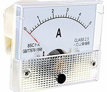 85C1-A Analog Current Panel Meter DC 5A AMP Ammeter