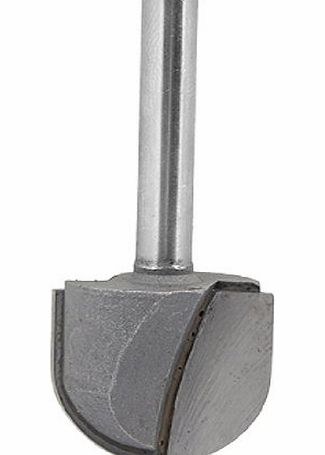Sourcingmap a10102100ux0045 0.25 x 1-inch Double Flute Round Nose Router Bit