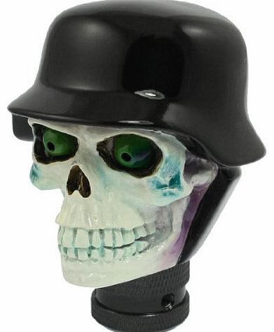 Sourcingmap Auto Car Hatted Skull Design Gear Stick Shift Knob Shifter Cover