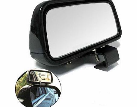 Sourcingmap Car Vehicle Mirror Wide Angle Rear View Blind Spot View Black