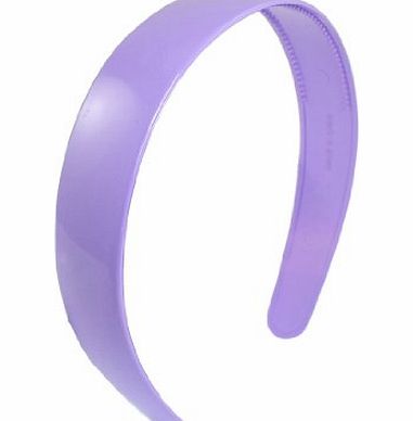 Sourcingmap Lady Purple Plastic Hair Hoop Headband Ornament w Teeth
