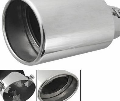 Sourcingmap Universal Car Auto Rolled Edge Metal Exhaust Oval Tip