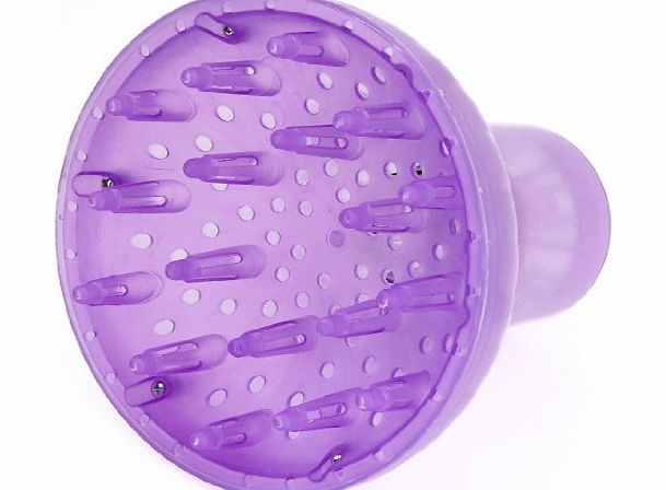 Sourcingmap Women Beauty Tool Wind Spin Hair Dryer Diffuser Purple