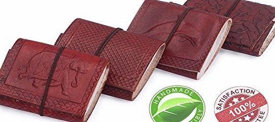 SouvNear CYBER MONDAY SUPER SALE - Cute Mini Set of 4 Journals - Assorted 7.6 cm Pocket Diary/ Daily Notebook/ Ideas Planner/ Travel Notepad/ Writing Journal - Lovely Gift for Kids/Teens/Girls/ Boys/Men/Women/