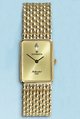 gents 9ct gold diamond set dial watch