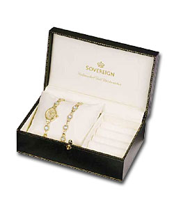 Sovereign Ladies 9ct Gold Hallmarked Watch/Bracelet Set