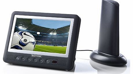  7 inch; PORTABLE DIGITAL TV (SOVOS Consumer; features & benefits of Sovos TV 7 inch; high resolution LCD 800 x 480 pixel panel Digital DVB-T tuner (MHEG-5 compliant) Timeshift and Personal V