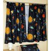 Space Adventure Boys Curtains - 72 inch (Black)