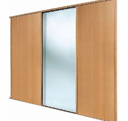 Spacepro 2 Door Sliding Wardrobe Doors Beech /