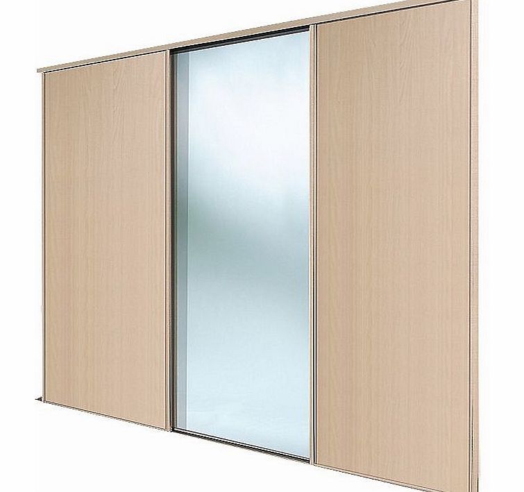 Spacepro 2 Door Sliding Wardrobe Doors Maple /
