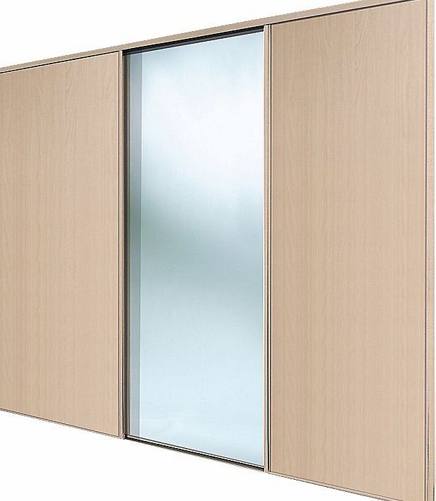 Spacepro 3 Door Sliding Wardrobe Doors Maple /