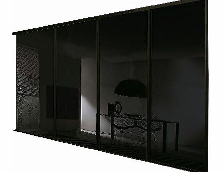 Spacepro 4 Door Framed Glass Sliding Wardrobe