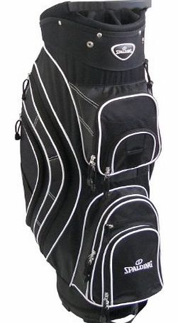 9`` Golf Cart Bag with 14 way Divider (Black)
