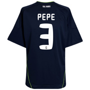 Adidas 2010-11 Real Madrid Away Shirt (Pepe 3)