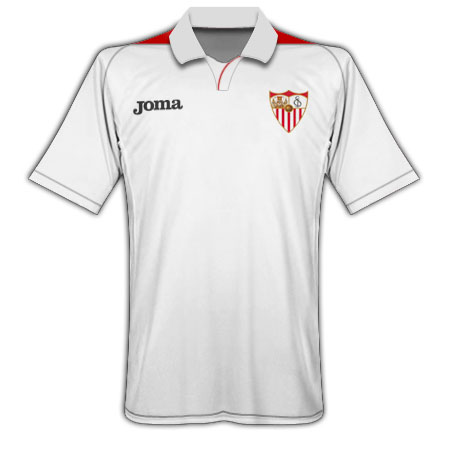 Spanish teams Joma 09-10 Seville Home Shirt