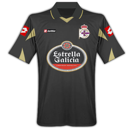 Spanish teams Lotto 2010-11 Deportivo La Coruna Away Football Shirt