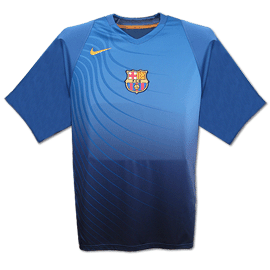 Spanish teams Nike 06-07 Barcelona Euro Training shirt
