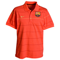 Spanish teams Nike 08-09 Barcelona Polo shirt (Crimson)