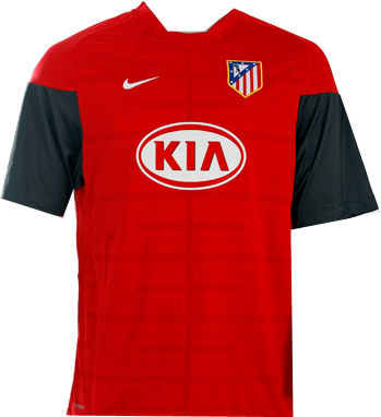Spanish teams Nike 09-10 Athletico Madrid Training shirt (red)