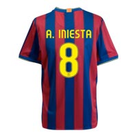 Nike 09-10 Barcelona home (A.Iniesta 8)