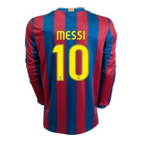 Nike 09-10 Barcelona L/S home (Messi 10)