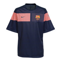 Spanish teams Nike 09-10 Barcelona Pre-Match Training shirt (navy)