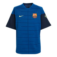 Spanish teams Nike 09-10 Barcelona Training shirt (blue)