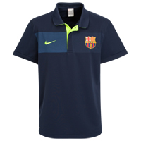 Spanish teams Nike 09-10 Barcelona Travel Polo shirt (navy)