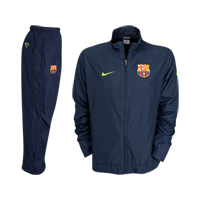 Nike 09-10 Barcelona Woven Warmup Suit (Navy)
