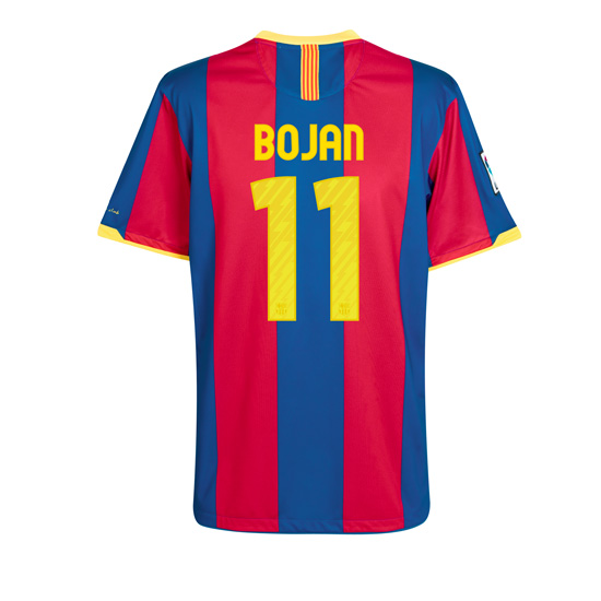 Nike 2010-11 Barcelona Nike Home Shirt (Bojan 11)