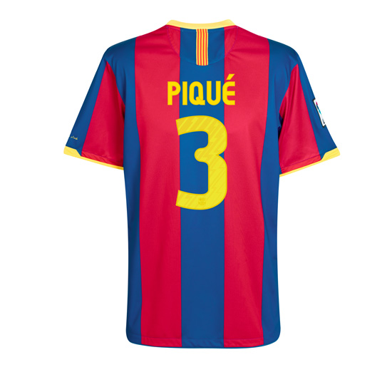 Nike 2010-11 Barcelona Nike Home Shirt (Pique 3)
