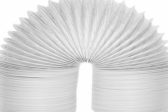 Spares2go Extra Long Condenser Vent Hose Pipe for White Knight Vented Tumble Dryer (6m / 4``)