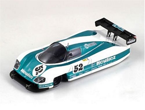 WM Peugeot P489 (Le Mans 1989) in Turquoise and White (1:43 scale)
